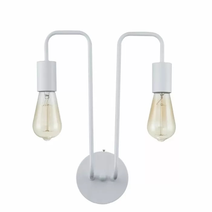 LP483-2W Aplica Cleber Wh Lampardi 2x60w  - img 1