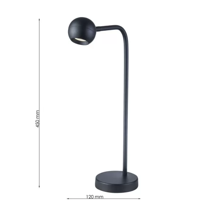 LP5289-1T Lampa de masa iBall BK Lampardi LED*5w  4000k  D120*450*MM - img 3