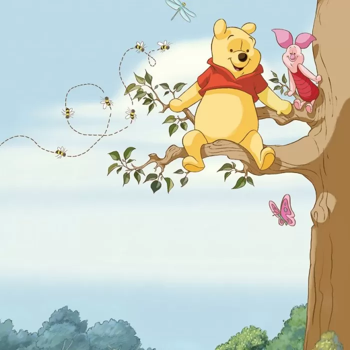 4-4116 Disney Winnie Pooh Tree 184*254cm - img 1