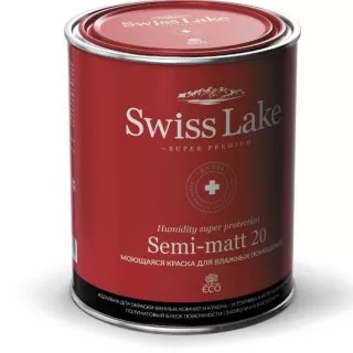 Vopsea Art.47255 Swiss Lake SEMI-MATT 20  baza A,9L