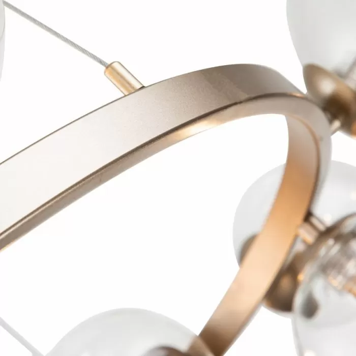 LP496-D70 Lustra Millas Gold Lampardi 12x50w G9/H55-100cm D70cm - img 7