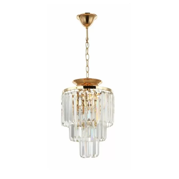 CLN157-D28 Lustra Mirage Cellini 4x40w  E14/H38-110cm D28cm - img 3