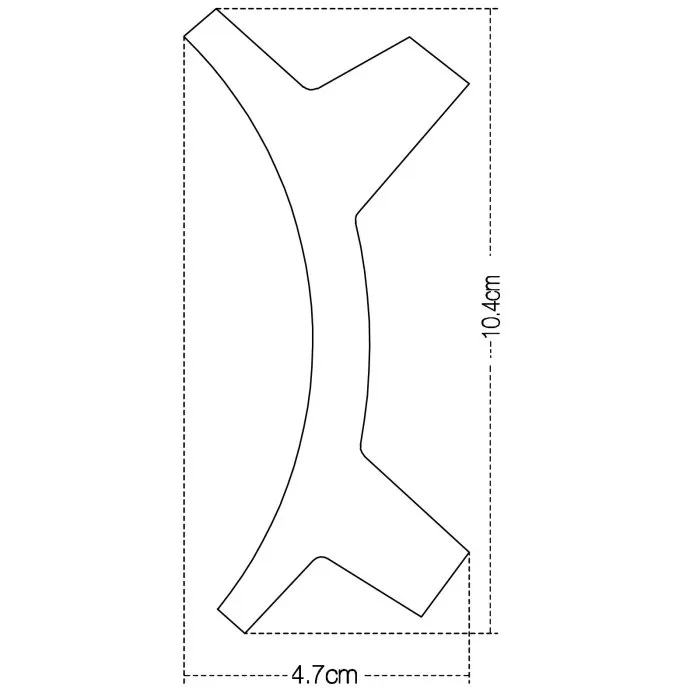 IDC87-W-L244 Cornisa duropolimer 85*95*2440mm (8 buc-1 cutie) - img 2