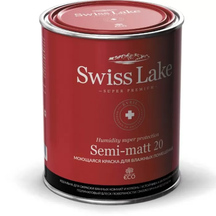 Vopsea Art.47255 Swiss Lake SEMI-MATT 20  baza A,9L - img 1