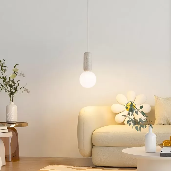 LP5170-1P Suspensie white CONCRETE Lampardi D100*120mm - img 2