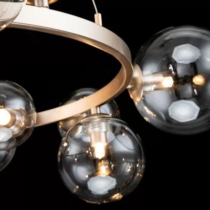 LP496-D70 Lustra Millas Gold Lampardi 12x50w G9/H55-100cm D70cm - img 8