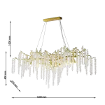 CLN1001-L120 Lustra Grapedrop Cellini gold - img 3