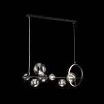 LP495-L90 Lustra Millas Black Lampardi 7x50w G9/H40-100cm D90cm - img 10