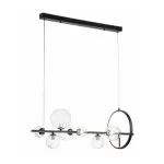 LP495-L90 Lustra Millas Black Lampardi 7x50w G9/H40-100cm D90cm - img 1