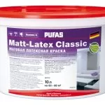 Vopsea Art.67595 Matt- Latex Classic 10L, alba-mat - img 1