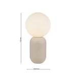 LP5170-1T Veioza white CONCRETE Lampardi D100*1660mm - img 3