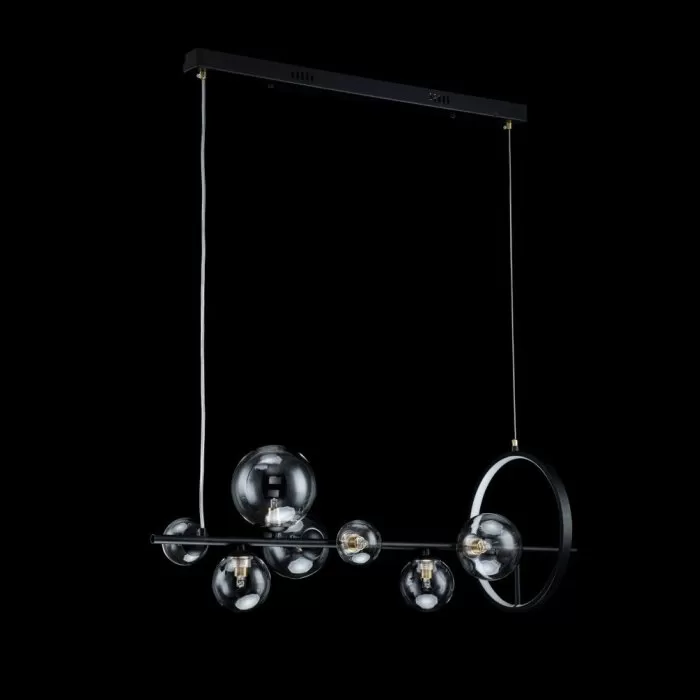LP495-L90 Lustra Millas Black Lampardi 7x50w G9/H40-100cm D90cm - img 9