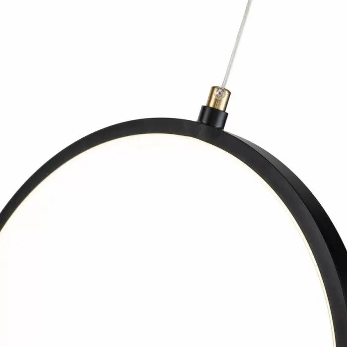 LP495-L90 Lustra Millas Black Lampardi 7x50w G9/H40-100cm D90cm - img 2