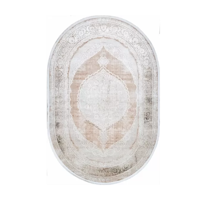 19143-070 Beige Covor Creante 200 x 290_Oval - img 1