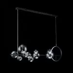 LP495-L120 Lustra Millas Black Lampardi 10x50w G9/H40-100cm D120cm - img 4
