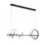 LP495-L120 Lustra Millas Black Lampardi 10x50w G9/H40-100cm D120cm - img 3
