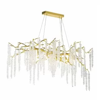CLN1001-L100 Lustra Grapedrop Cellini gold
