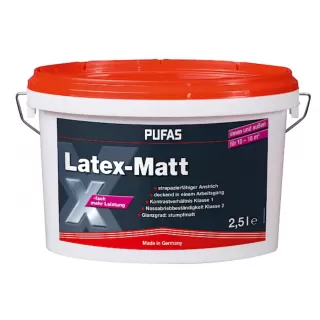 Vopsea  Art.12001 Latex Matt 2,5L, alba-extramat