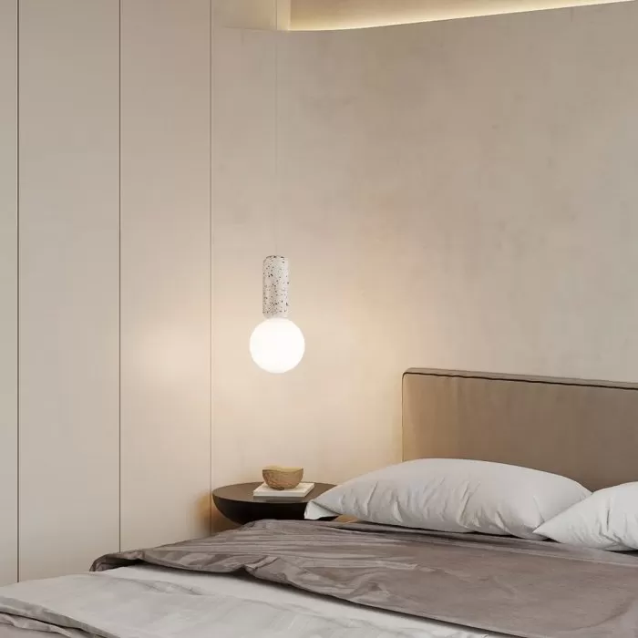 LP5171-1P Suspensie terrazzo white CONCRETE Lampardi D100*120mm - img 2
