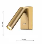 LP5292-1W Aplica Flo BS Lampardi  3W 4000K D30*110MM - img 3