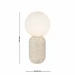 LP5171-1T Veioza terrazzo white CONCRETE Lampardi D100*1660mm - img 3