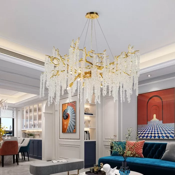 CLN1001-D100 Lustra Grapedrop Cellini gold - img 2