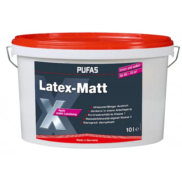 Vopsea Art. 12003 Latex Matt 10L, alba-extramat - img 1