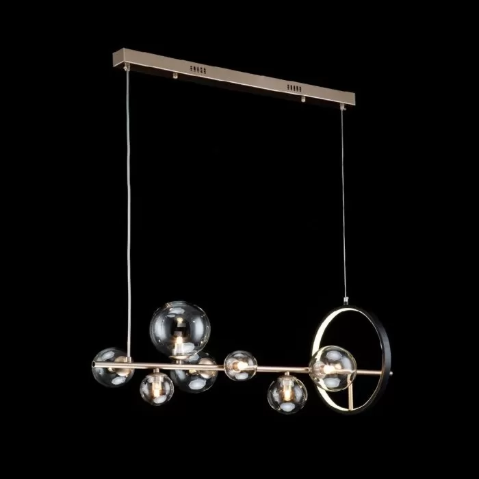 LP496-L90 Lustra Millas Gold Lampardi 7x50w G9/H40-100cm D90cm - img 2