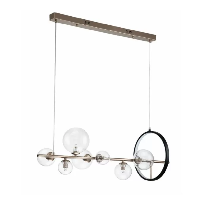 LP496-L90 Lustra Millas Gold Lampardi 7x50w G9/H40-100cm D90cm - img 1