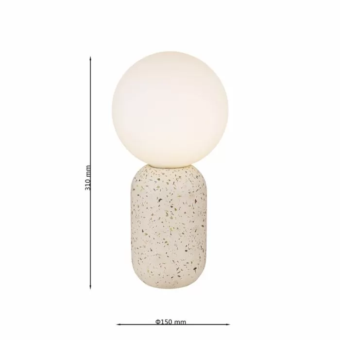 LP5171-1T Veioza terrazzo white CONCRETE Lampardi D100*1660mm - img 3