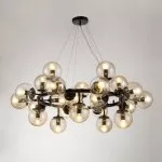 LP543-25P Suspensie New York Lampardi 25x40w E14/ H60-130cm D98cm - img 3