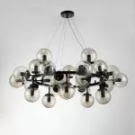 LP543-25P Suspensie New York Lampardi 25x40w E14/ H60-130cm D98cm - img 2