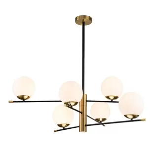 LP486-6P Lustra Nostalgia Lampardi 6x40w E14/H50-80CM D100cm