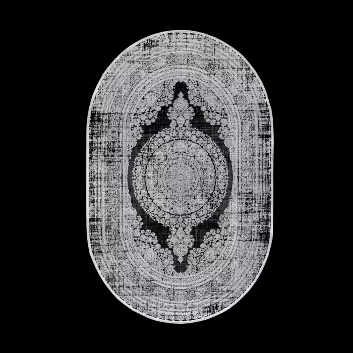 2437D_A4324 Bone/Black Covor Zynet 200 x 290_Oval - img 1