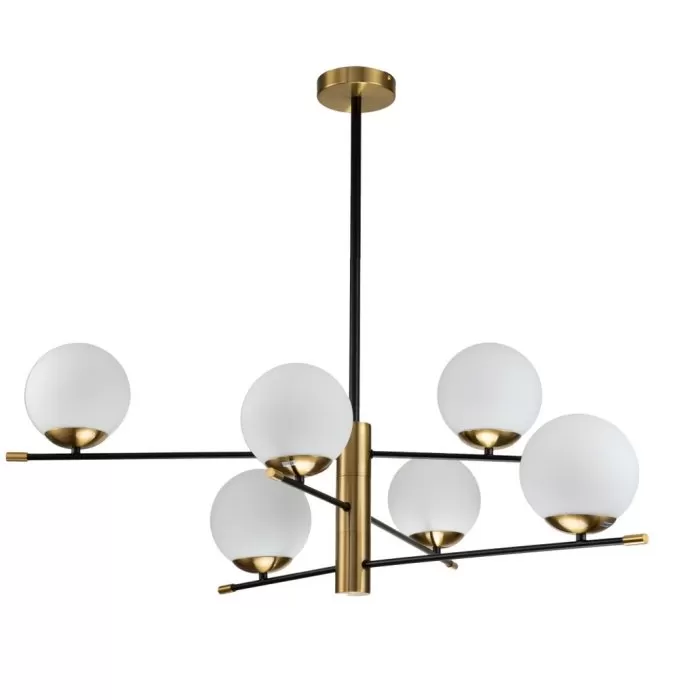 LP486-6P Lustra Nostalgia Lampardi 6x40w E14/H50-80CM D100cm - img 3