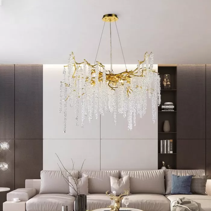 CLN1001-D80 Lustra Grapedrop Cellini gold - img 2