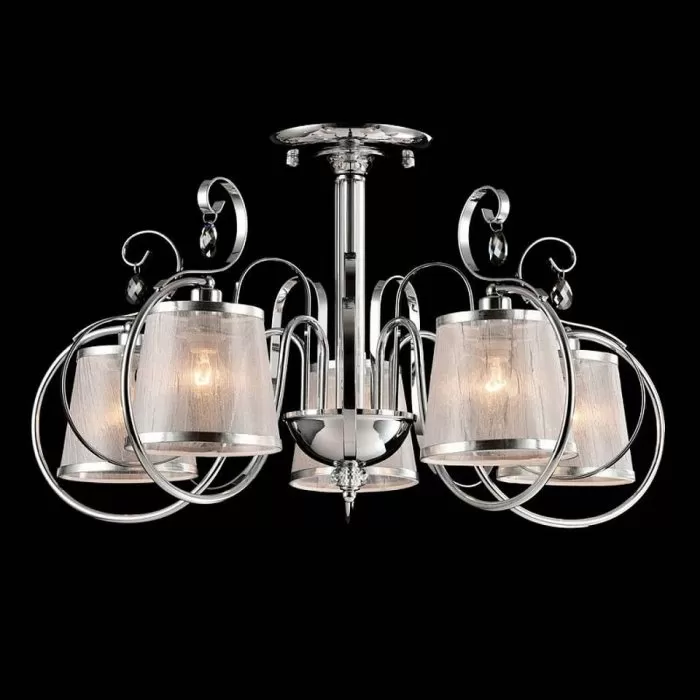 LP254-5 Lustra Omelia Lampardi 5x40w E14/ H43-100cm D76cm - img 3