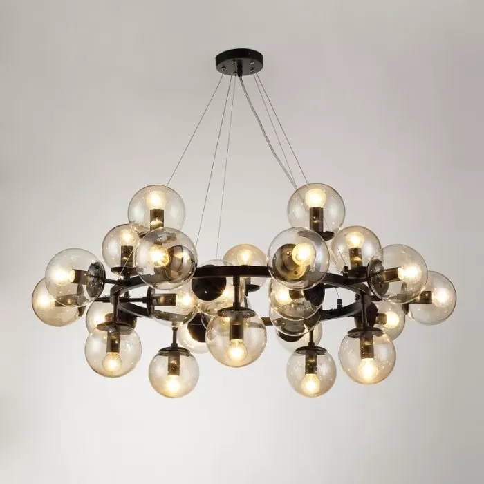 LP543-25P Suspensie New York Lampardi 25x40w E14/ H60-130cm D98cm - img 3