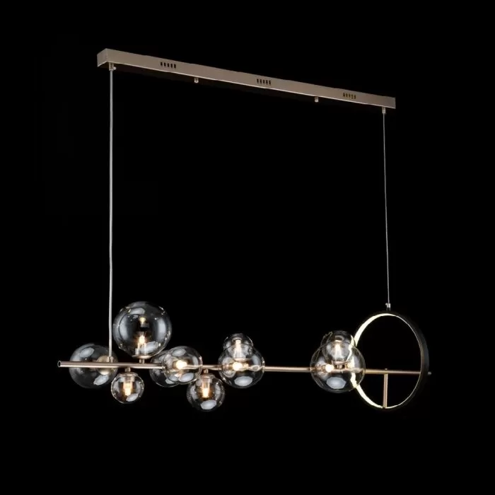 LP496-L120 Lustra Millas Gold Lampardi 10x50w G9/H40-100cm D120cm - img 2