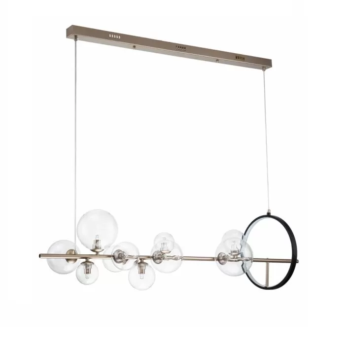 LP496-L120 Lustra Millas Gold Lampardi 10x50w G9/H40-100cm D120cm - img 1