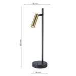 LP5294-1T Lampa de masa Flo BK Lampardi  3W 4000K  180*140*450MM - img 3