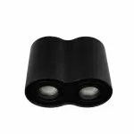 LP855-2C Downlight Black Lampardi 2x50w GU10/ H125mm D180mm - img 2