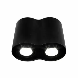 LP855-2C Downlight Black Lampardi 2x50w GU10/ H125mm D180mm