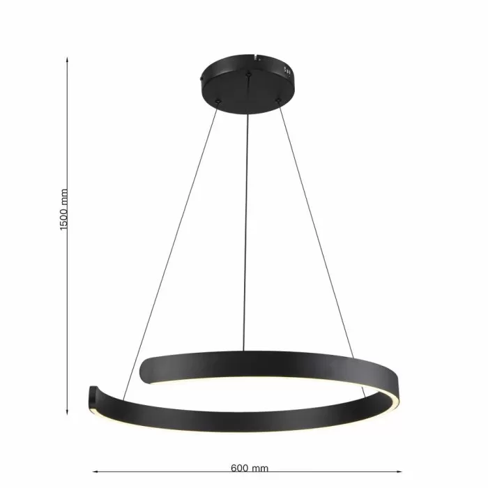 LP5226-D60 Lustra Saturn Lampardi black - img 3