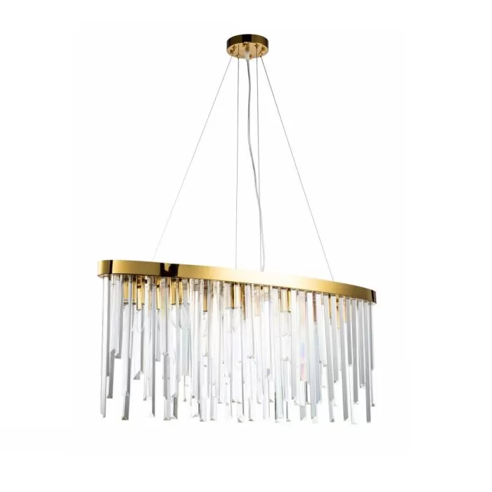 CLN181-L90 Lustra Dea Cellini 10x40w E14/H60-140cm D90cm - img 4