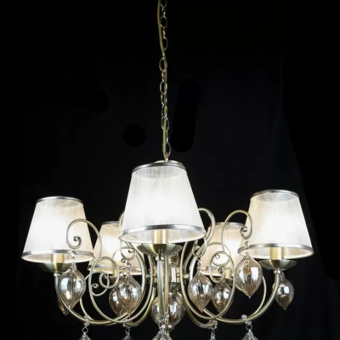 LP255-5 Lustra Gilio Lampardi 5x40w E14/ H55-110cm D62cm - img 5