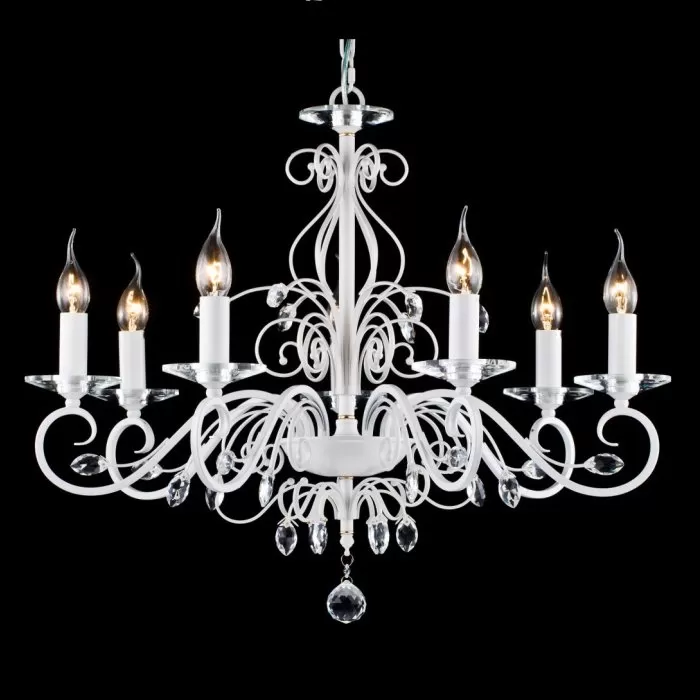 LP298-7 Lustra Rafaela Lampardi 7x40w E14/ H55-110cm D68cm - img 1