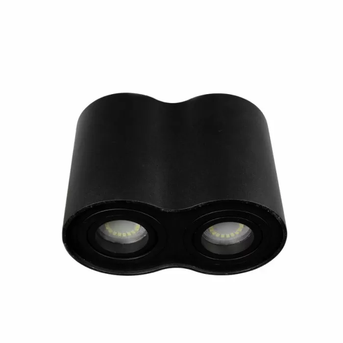 LP855-2C Downlight Black Lampardi 2x50w GU10/ H125mm D180mm - img 2