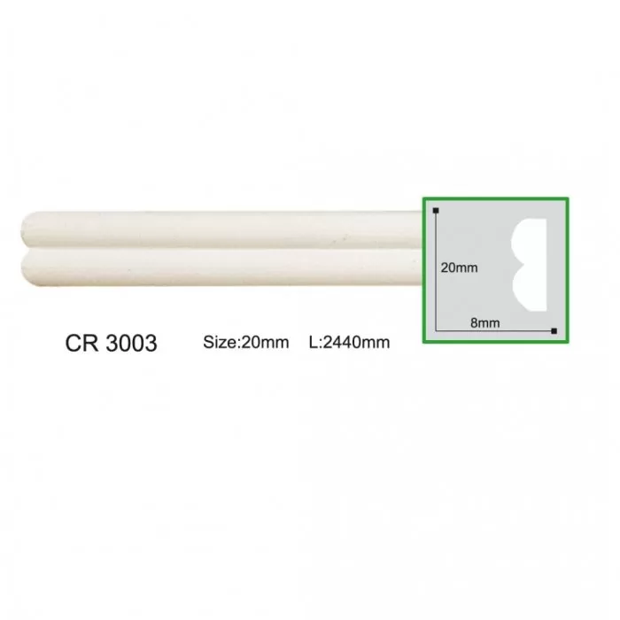CR3003-8 Molding ornament Gaudi Decor 20x8x2440 - img 1