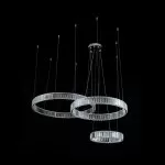 CLN243-3 Lustra Crysto Cellini 100w LED/H60-120ccm D40+60+80cm - img 4
